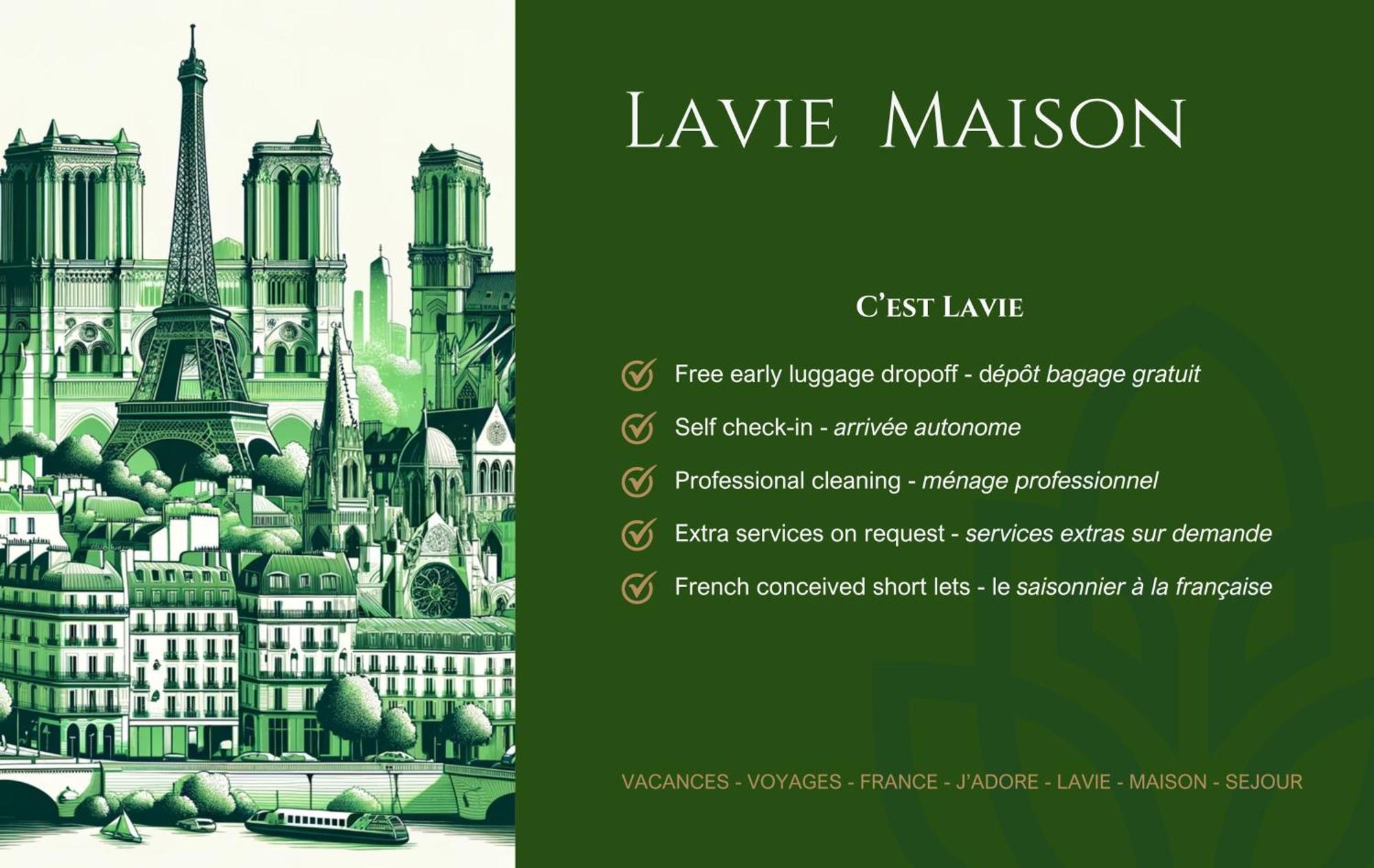 Lavie Maison Balneo Garden Flat Bordéus Exterior foto